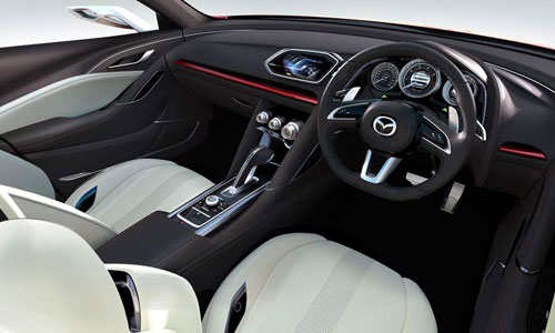 Mazda_Takeri_Interior Mazda Takeri Concept Interior Inside Cockpit Dashboard